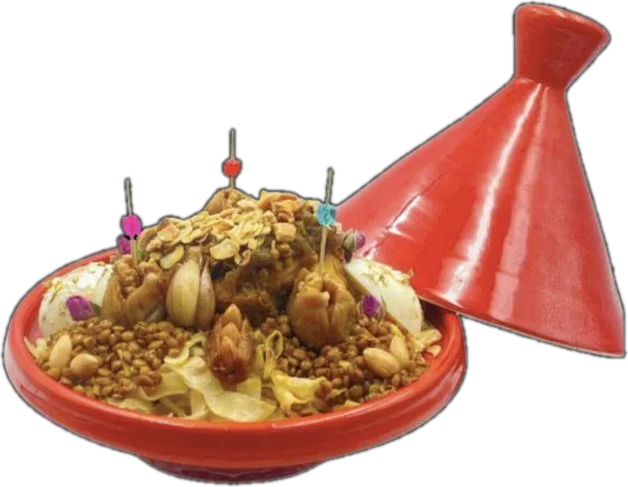 Tajine rfissa au poulet et msemen, traiteur Saint-Brieuc